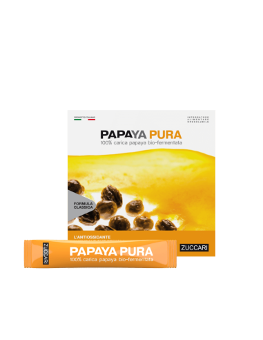 3 g di pura Carica papaya bio-fermentata