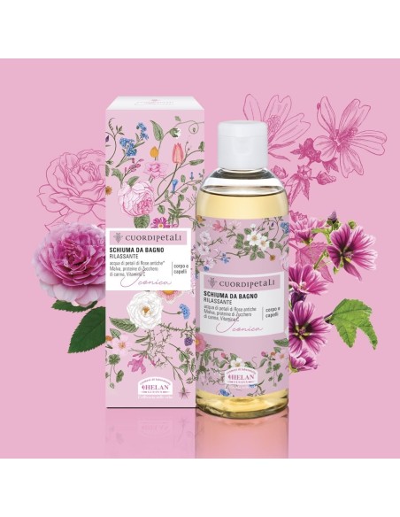 CUOR DI PETALI Schiuma da Bagno