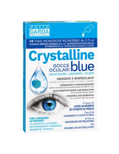 Crystalline Blue Gocce Oculari 10 Fiale