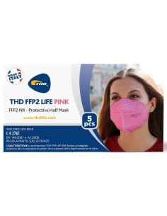 THD Mascherine FFP2 Rosa 5...