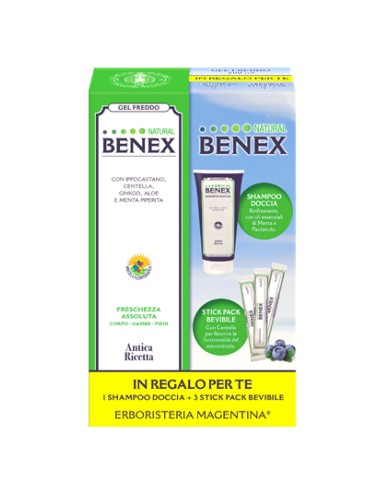 Benex Kit Gel Freddo + Shampoo + Stick Bevibili