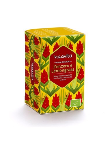 Tisana Bio Zenzero e Lemongrass 15 Filtri