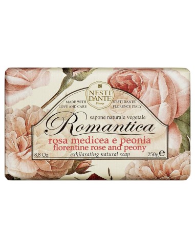 Sapone Romantica - Rosa Medicea e Peonia 250 g