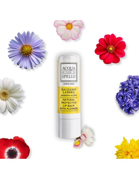 Balsamo Labbra Protettivo ai Fiori 4,5 ml