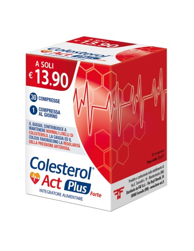 Colesterol ACT Plus Forte 30 Compresse
