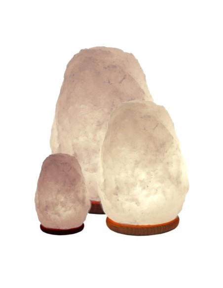 Lampada di Sale dell'Himalaya Bianco