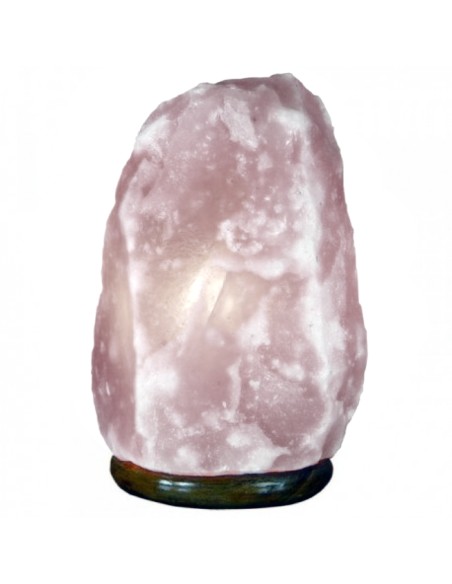 Lampada di Sale dell'Himalaya Bianco