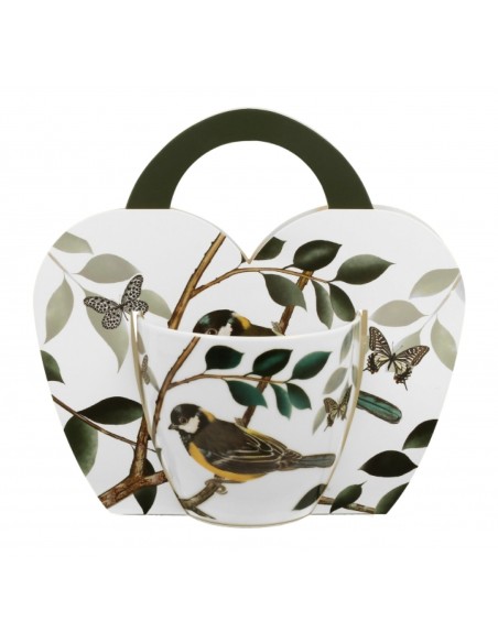 Tazza DUO in Porcellana con Uccelli