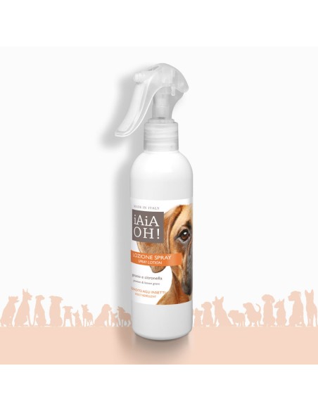 iAiAOH! Lozione Spray Sgradita agli Insetti 250 ml
