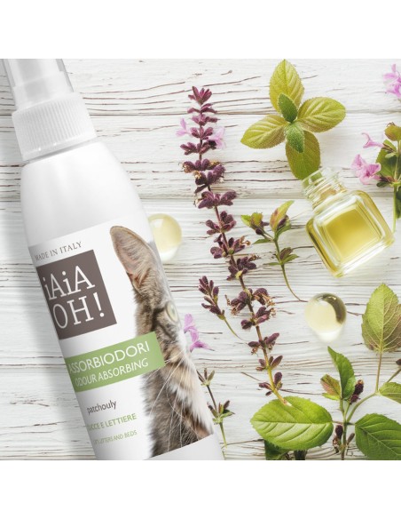 iAiAOH! Assorbi Odori Cucce e Lettiere Spray 125 ml