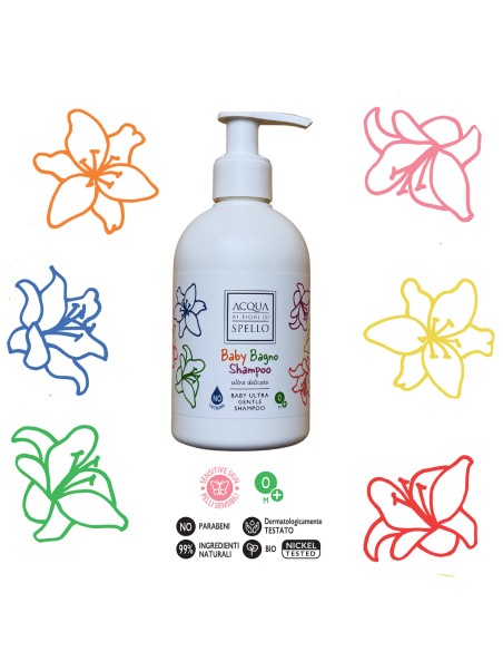 Acqua ai Fiori di Spello - Baby Bagno Shampoo 250 ml
