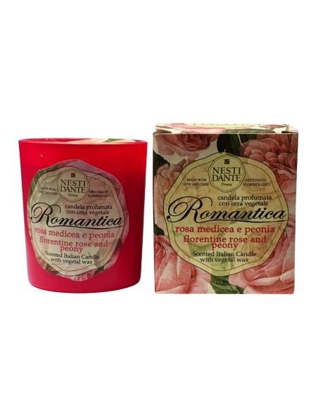 Candela Romantica - Rosa Medicea e Peonia 160 g