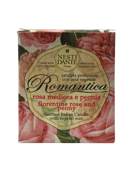 Candela Romantica - Rosa Medicea e Peonia 160 g