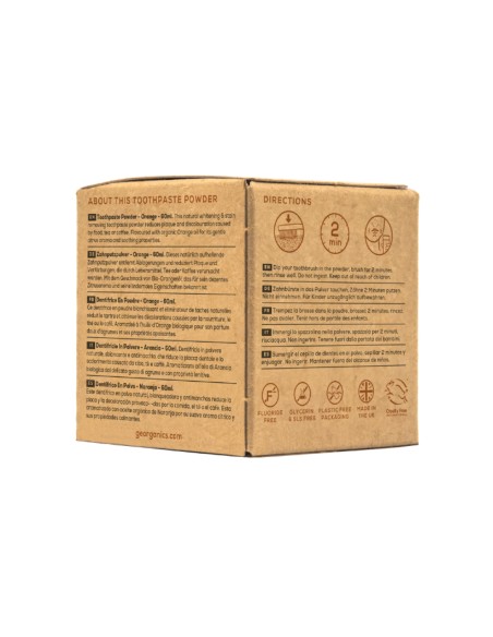 Dentifricio Minerale in Polvere - Arancia 60 ml