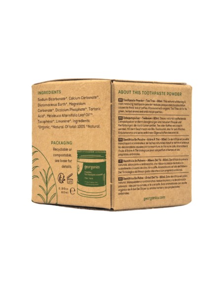 Dentifricio Minerale in Polvere - Tea Tree 60 ml