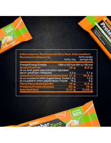 Barretta Proteinbar Zero - Crème...