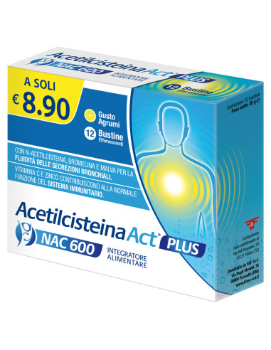 Acetilcisteina ACT Plus 12 Bustine