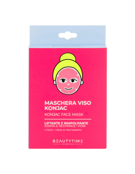 Maschera Viso Konjac 4 Pezzi