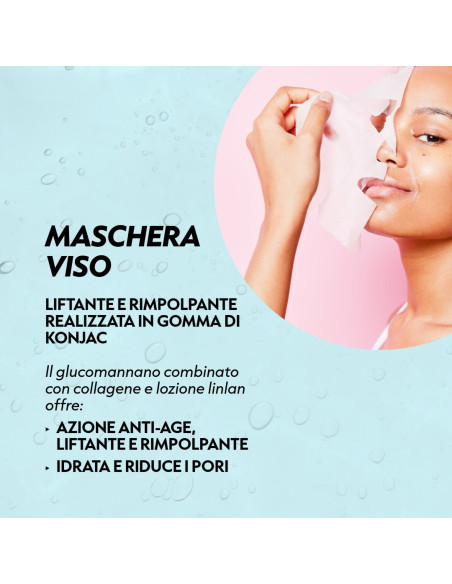Maschera Viso Konjac 4 Pezzi