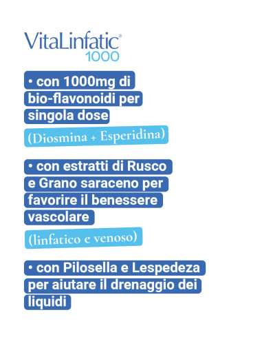 VitaLinfatic 1000 12 Flaconcini